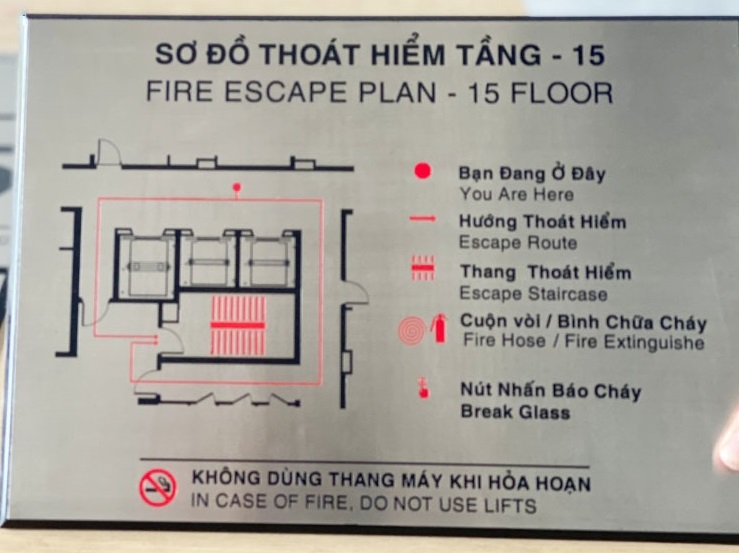 sơ đồ thoát hiểm 
