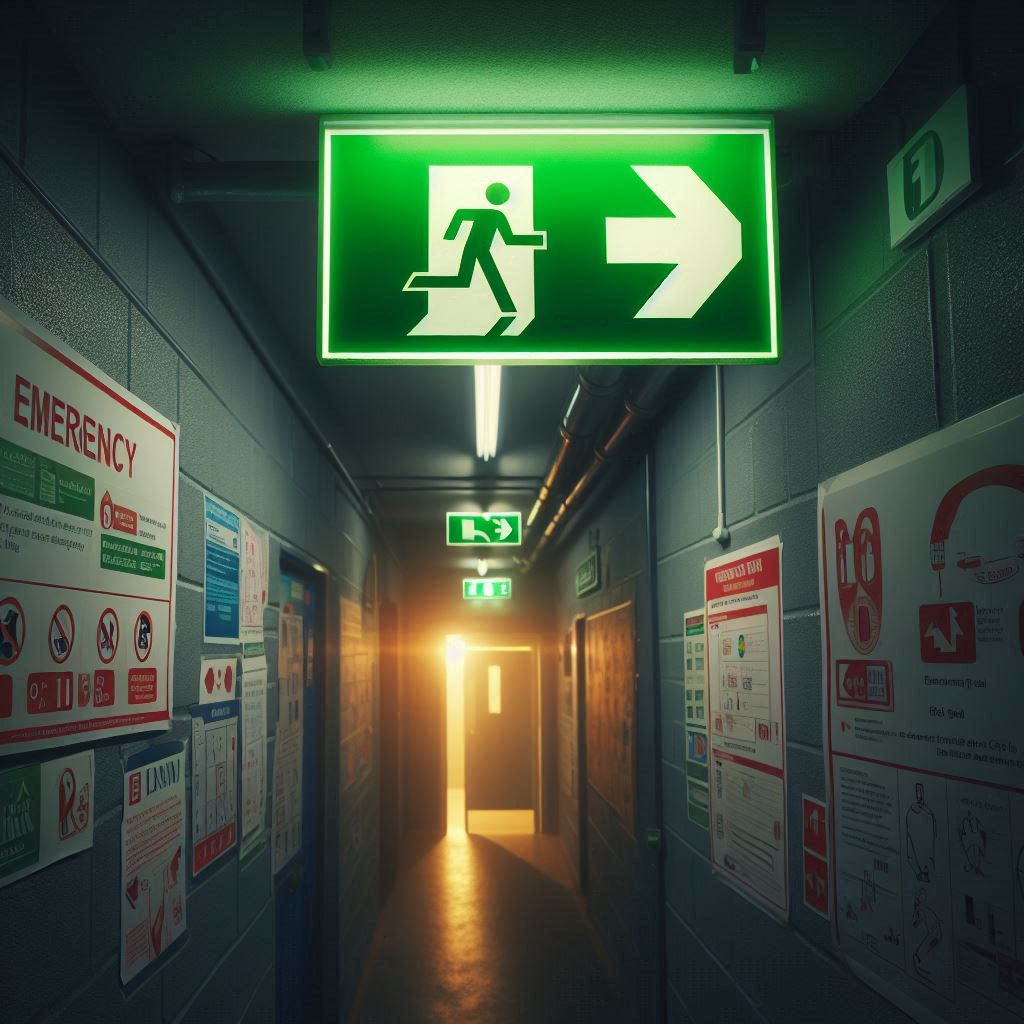 hệ thống đèn Exit