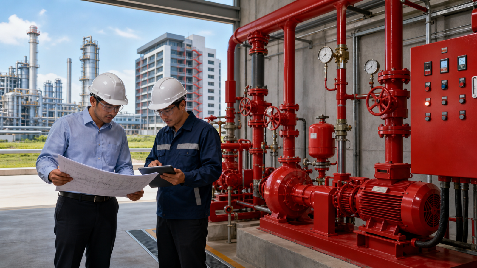 công suất máy bơm chữa cháy