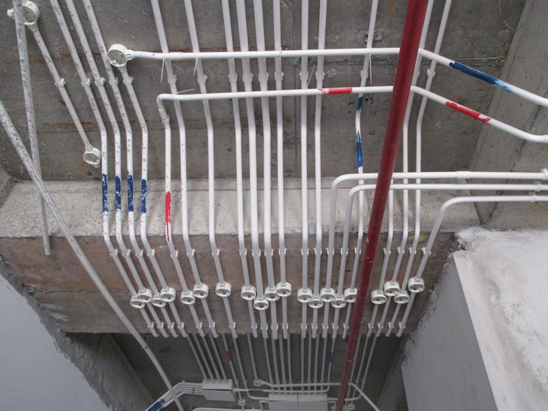 đường ống PCCC đi âm trần
