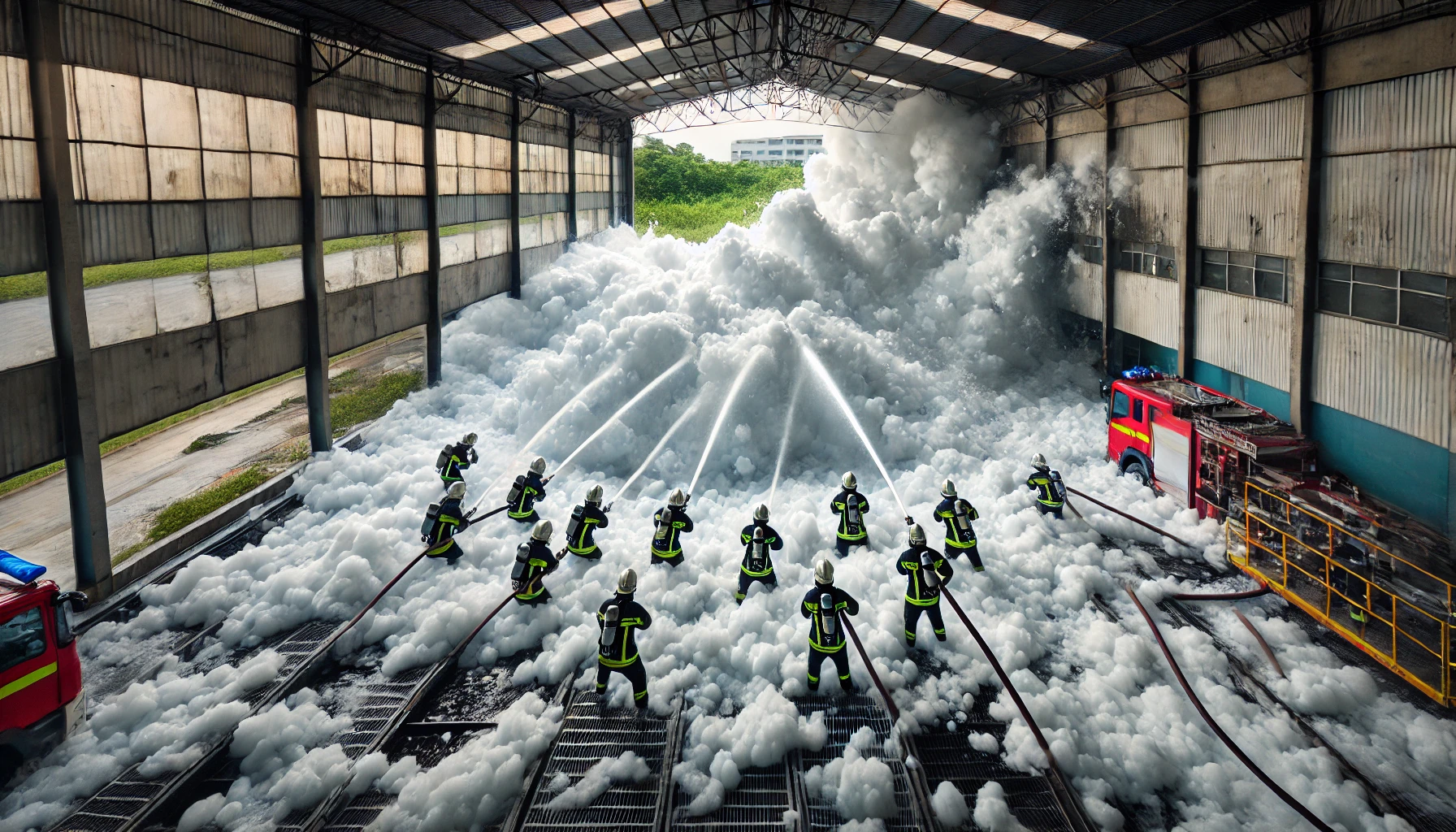 bọt Foam trong bồn chứa